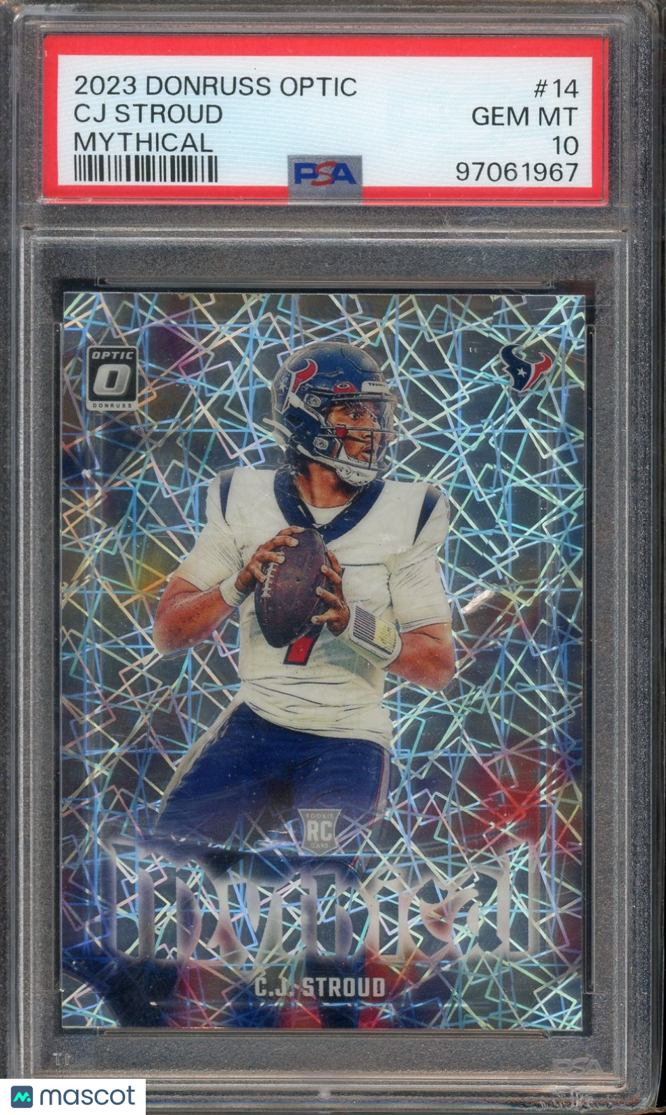 2023 Donruss Optic #14 C.J. Stroud Mythical PSA 10