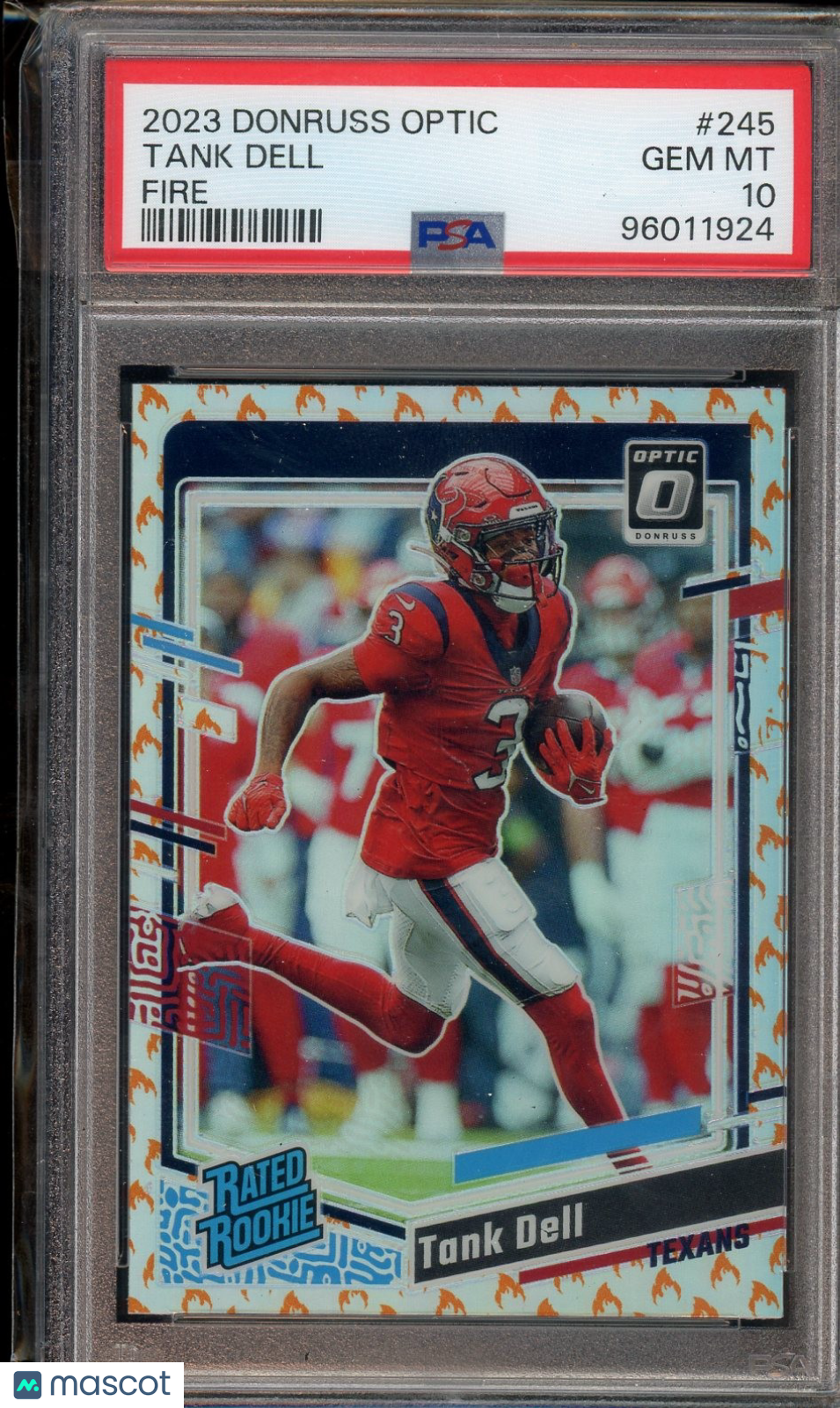 2023 Donruss Optic #245 Tank Dell Fire PSA 10