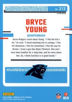 2023 Donruss Optic #213 Bryce Young Holo PSA 9