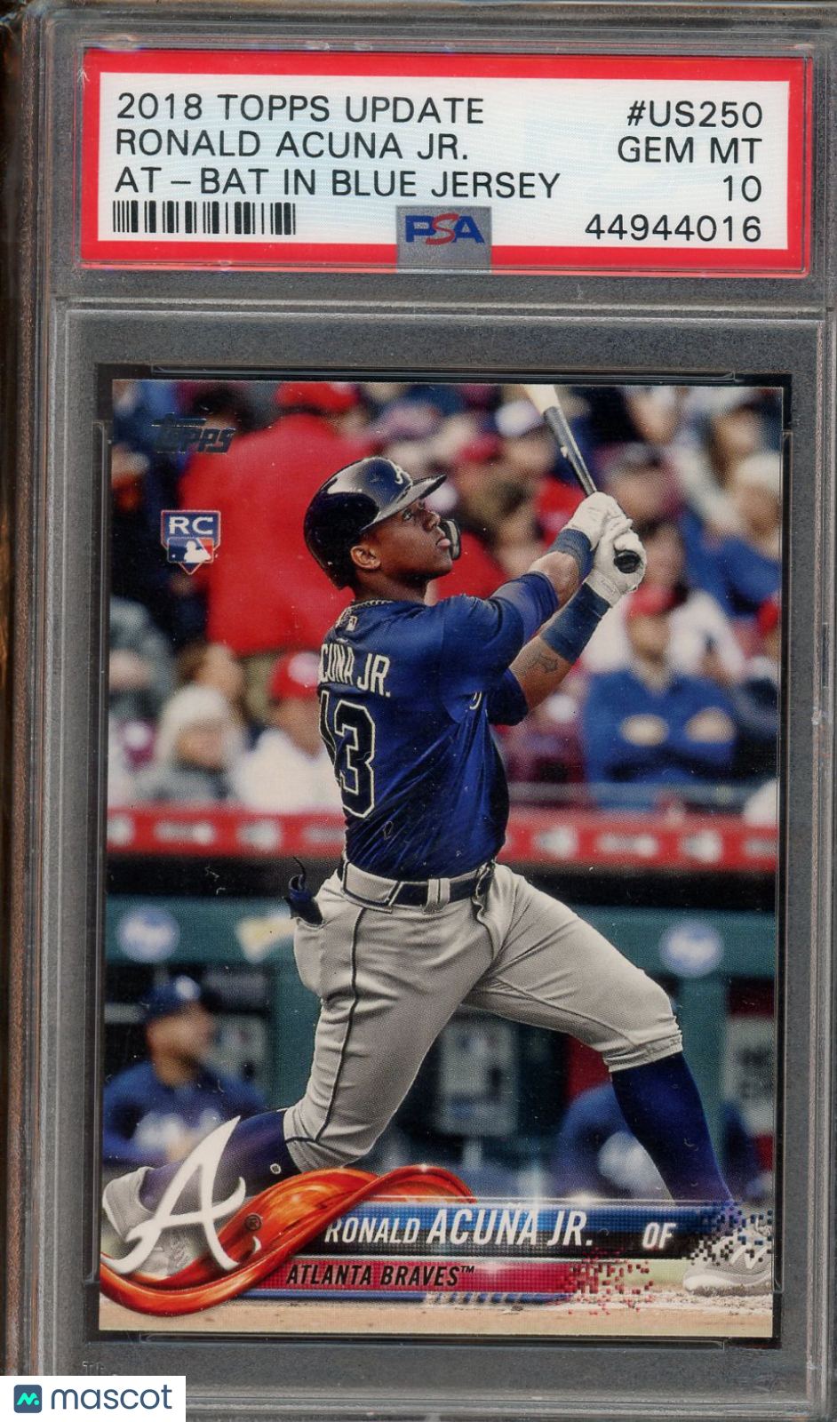 2018 Topps Update Ronald Acuna JR. #US250 PSA 10