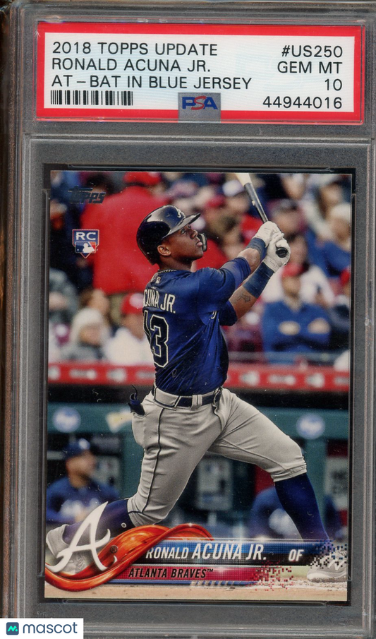 2018 Topps Update Ronald Acuna JR. #US250 PSA 10