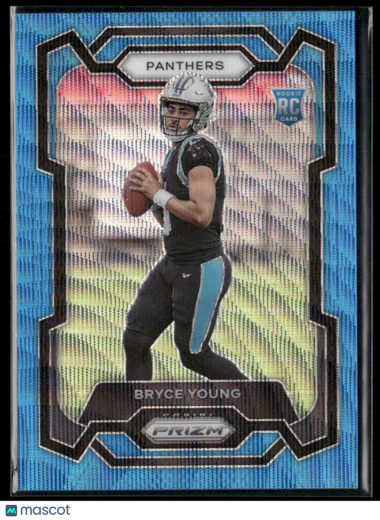 2023 Panini Prizm #311 Bryce Young Blue Wave #/199