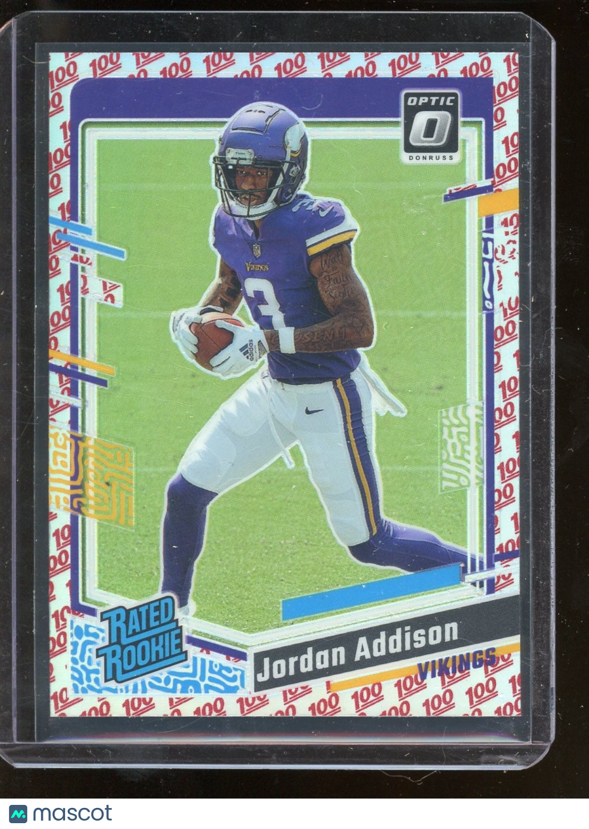 2023 Donruss Optic #271 Jordan Addison One Hundred