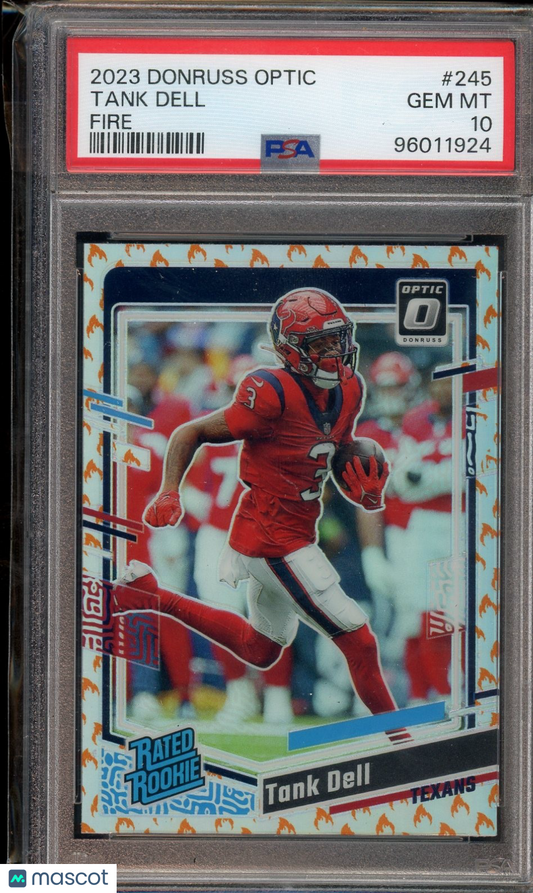 2023 Donruss Optic #245 Tank Dell Fire PSA 10