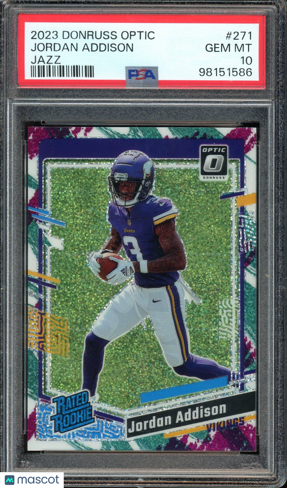 2023 Donruss Optic #271 Jordan Addison Jazz PSA 10