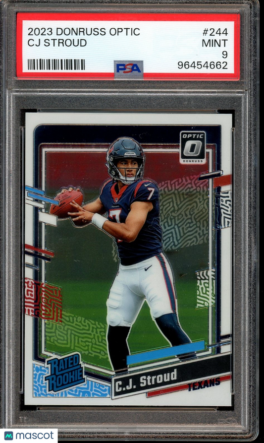 2023 Donruss Optic #244 C.J. Stroud PSA 9