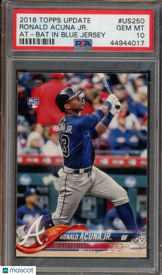2018 Topps Update Ronald Acuna JR. #US250 PSA 10