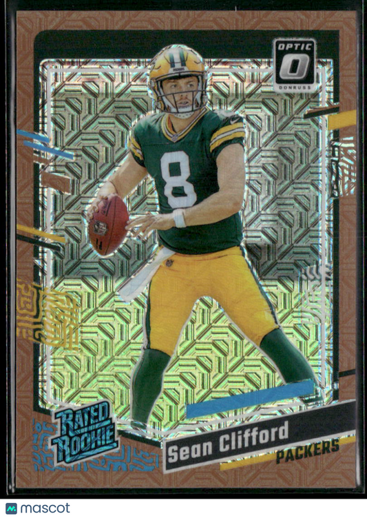 2023 Panini Donruss Optic Prizm Sean Clifford #242 Bronze Mojo 21/35