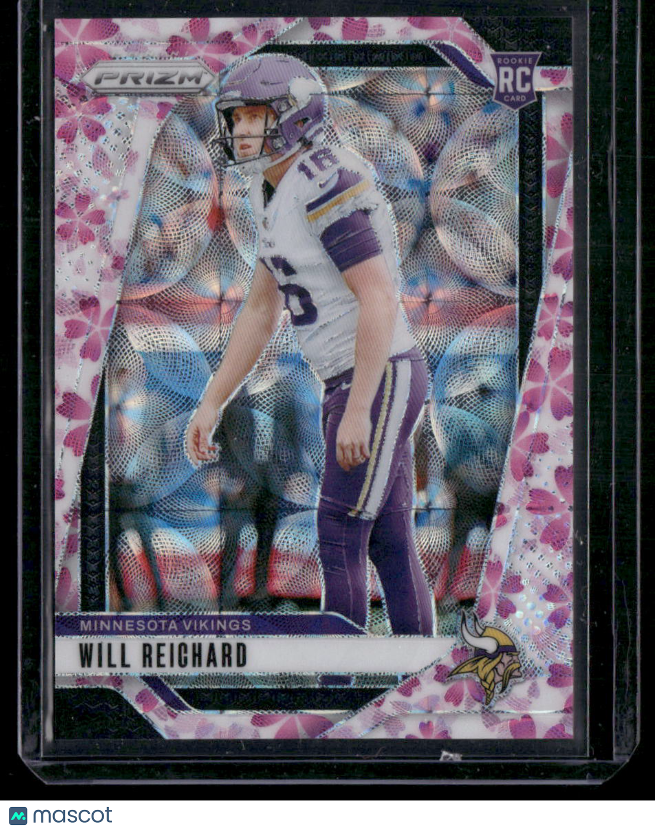 2024 Panini Prizm Football Will Reichard #396 Cherry Blossom RC 10/15